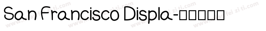San Francisco Displa字体转换